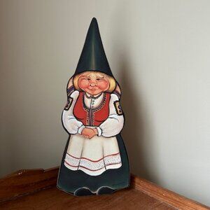Vintage Roxanne Olsen Gnome Girl Art